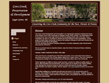 Tablet Screenshot of covecreek.net